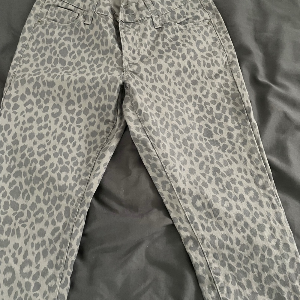 Leopard women’s jeans. Worn once